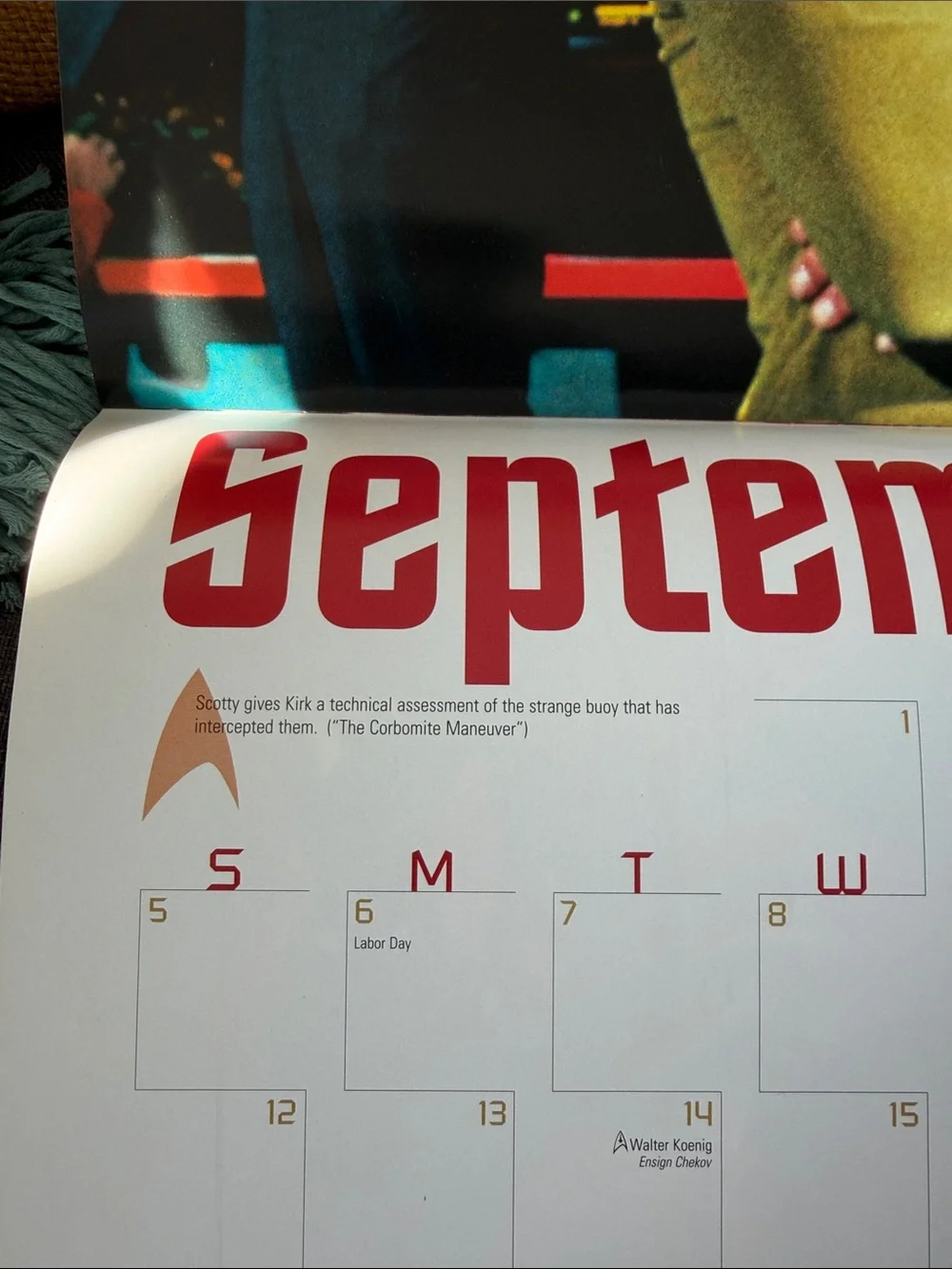 1999 Calendar Star Trek original series